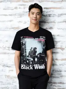 StyleCast Men Printed V-Neck T-shirt