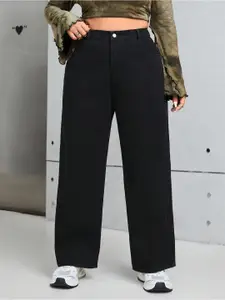 HIGH BUY Women Straight Fit High-Rise Jeans