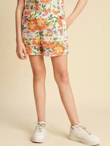 Vero Moda Girls Floral Printed Shorts