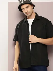 Kook N Keech Pure Cotton Drop-Shoulder Sleeves Relaxed Fit Casual Shirt