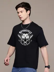 Moda Rapido Men Printed Applique T-shirt