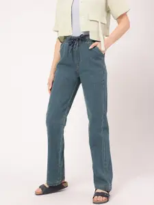 DressBerry Women Tailored Pure Cotton Straight Fit Jeans