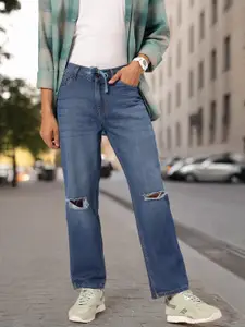 Kook N Keech Men Effortless Rips Straight Fit Jeans