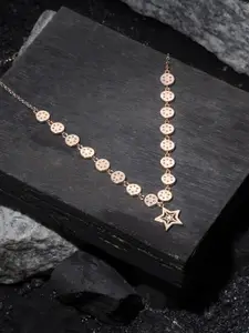 TOUCH925 Circlet 92.5 Pure Silver Starry Circlet Necklace