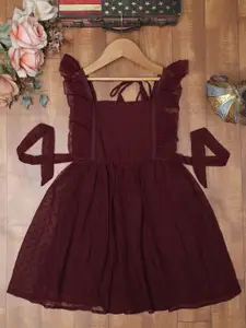 BAESD Georgette Fit & Flare Dress