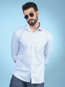 Crimsoune Club Men Classic Slim Fit Opaque Printed Casual Shirt