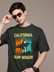 Moda Rapido Men Printed Applique T-shirt