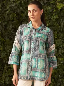 Lakshita Women Classic Floral Opaque Printed Casual Shirt