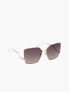 GUESS Women Butterfly Sunglasses with UV Protected Lens