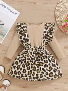 BAESD Animal Print A-Line Dress