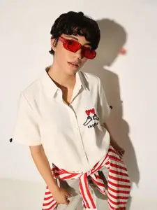 ONLY Women Opaque Printed Casual Shirt