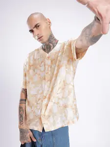 Kook N Keech Dyed Relaxed Fit Casual Shirt