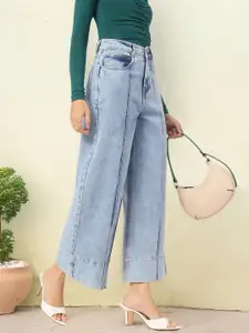DressBerry High-Waist Wide Leg Baggy Jeans