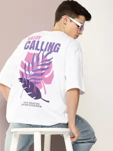 Kook N Keech Typography Printed Oversized Cotton T-shirt