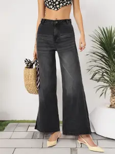 DressBerry Women Baggy Bliss Wide Leg Non-Stretchable Jeans