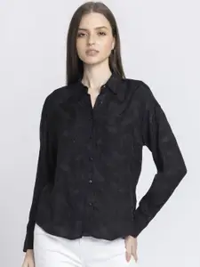 SHAYE Women Smart Opaque Casual Shirt