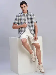 Tommy Hilfiger Men Tartan Checks Opaque Checked Casual Shirt