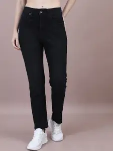 Chemistry Women Comfort Straight Fit High-Rise Light Fade Stretchable Jeans