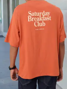 Kook N Keech Typography Printed Oversized Fit T-shirt