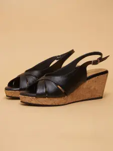 ERIDANI Wedge Peep Toes