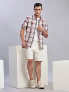 Tommy Hilfiger Men Tartan Checks Opaque Checked Casual Shirt