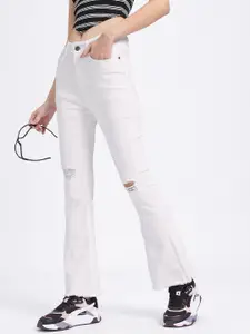 glitchez Women Flared Stretchable Jeans