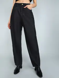 Chemistry Women Boyfriend Fit High-Rise Mildly Distressed Jeans