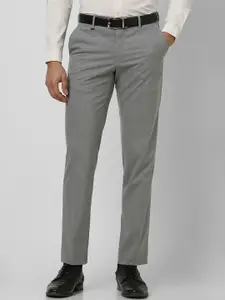Van Heusen Men Printed Slim Fit Trousers