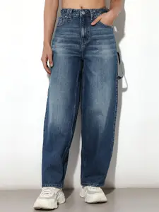 ONLY Women High-Rise Light Fade Jeans - Slouchy Fit