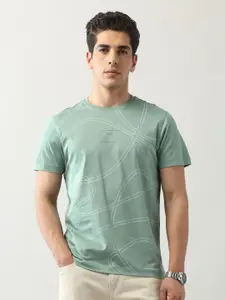 Arrow New York Men Printed Pockets T-shirt