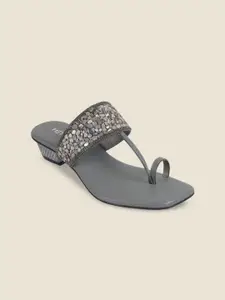 Metro Textured Block Sandals