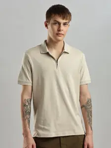 Calvin Klein Jeans Men Polo Collar Organic Cotton Pockets T-shirt