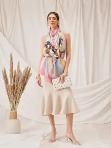 Silk Land Looney Tunes Printed Soft Cotton Scarf