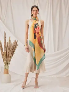 Silk Land Women Printed Soft Cotton Scarf