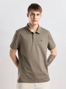 Calvin Klein Jeans Men Polo Collar Pockets T-shirt
