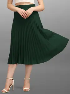 Moda Rapido Pleated Midi Skirt