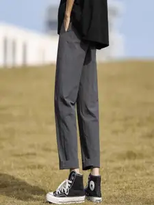 HERE&NOW Men Straight Fit Trousers