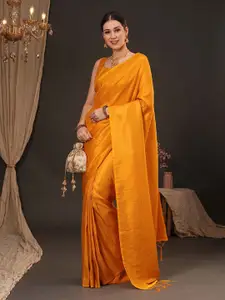 Mitera Ethnic Motifs Zari Silk Blend Kanjeevaram Saree