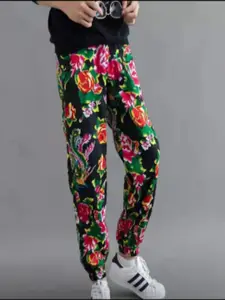 HERE&NOW Men Floral Joggers Trousers