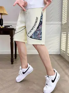 StyleCast Men Typography Printed Shorts