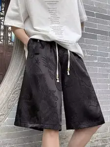 StyleCast Men Printed Loose Fit High-Rise Shorts