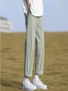 HERE&NOW Men Straight Fit Trousers