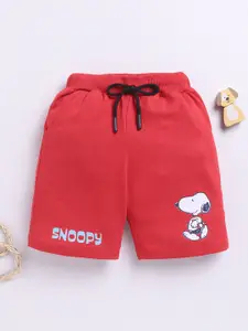 YK X Minute Mirth Boys Printed Peanuts Cotton Shorts