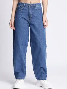 Bene Kleed Women Super Wide Leg High-Rise Jeans