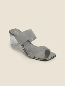 Metro Textured Block Peep Toes