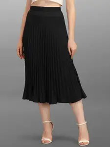 Moda Rapido Pleated Midi Skirt
