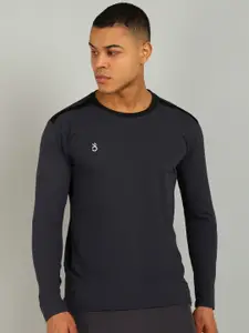 Moda Rapido Men Dri-FIT Applique Slim Fit T-shirt