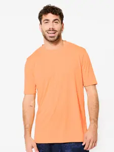 Domyos By Decathlon
Men's Short-Sleeved Crew Neck Breathable Fitness T-Shirt - Orange