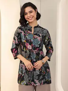 Libas Floral Printed Panelled Kurti
