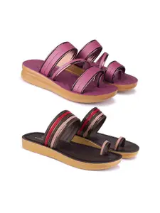 BERSACHE Women Open Toe Flats